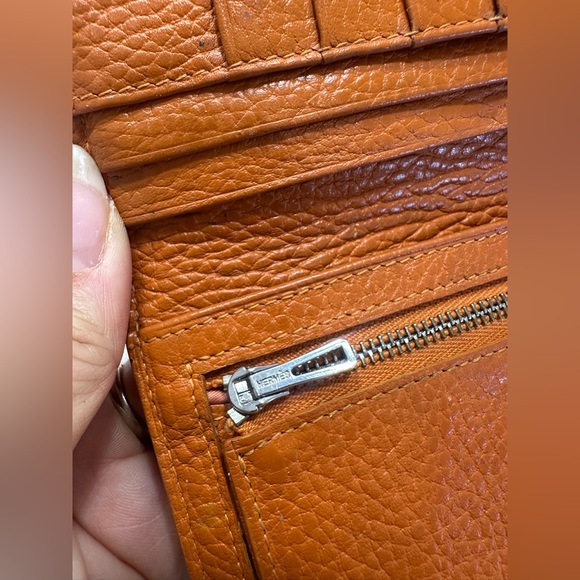 Hermès Bearn Wallet - Wallet with gusset in Madame calfskin -Leather "H" closure - Picture 7 of 12